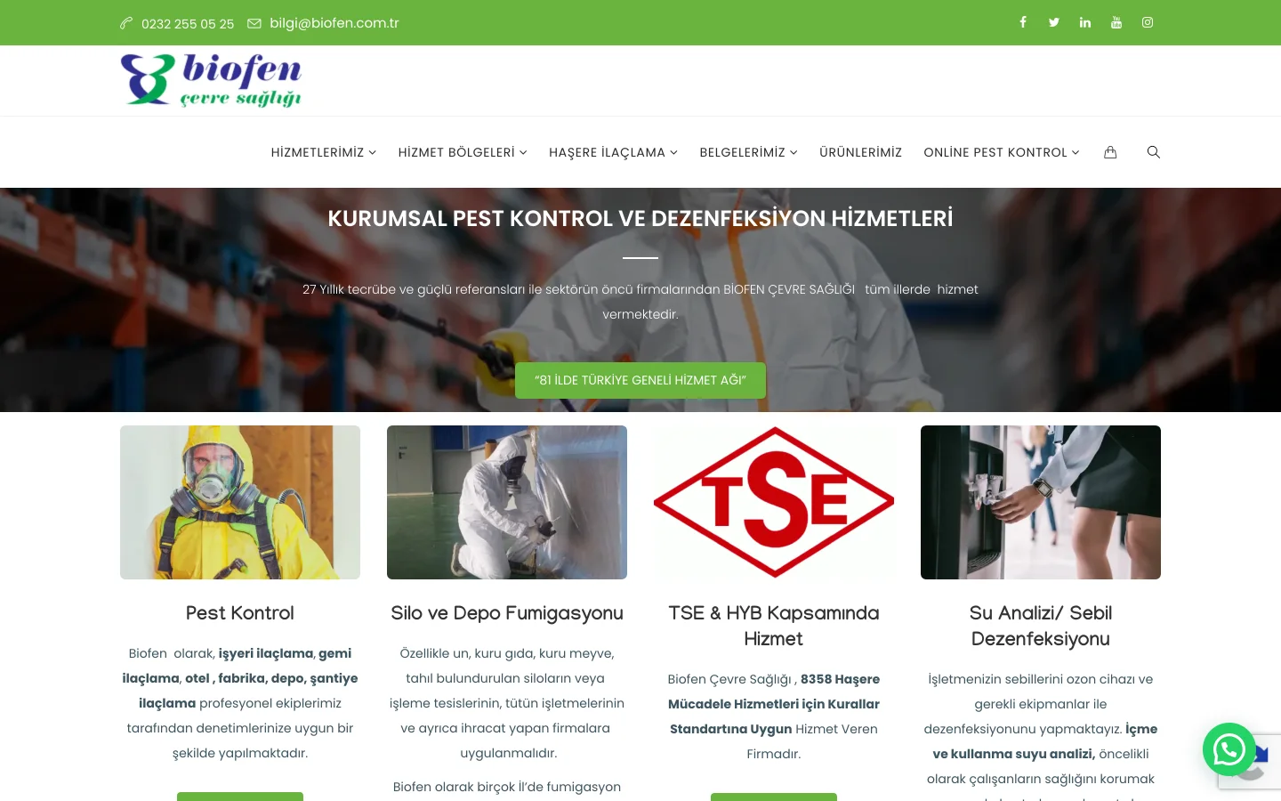 Biofen Çevre Sağlığı